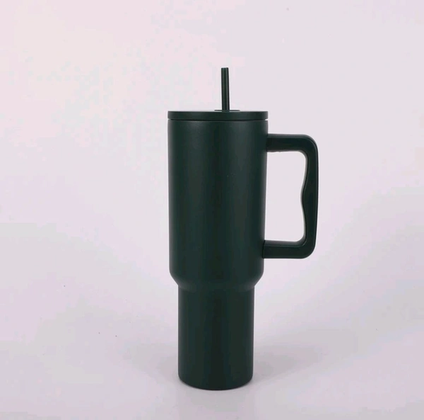 Tumbler With Handle & Simple Flip Straw Leak Resistant Water Bottle 1200 Ml Bottle Pack Of 1