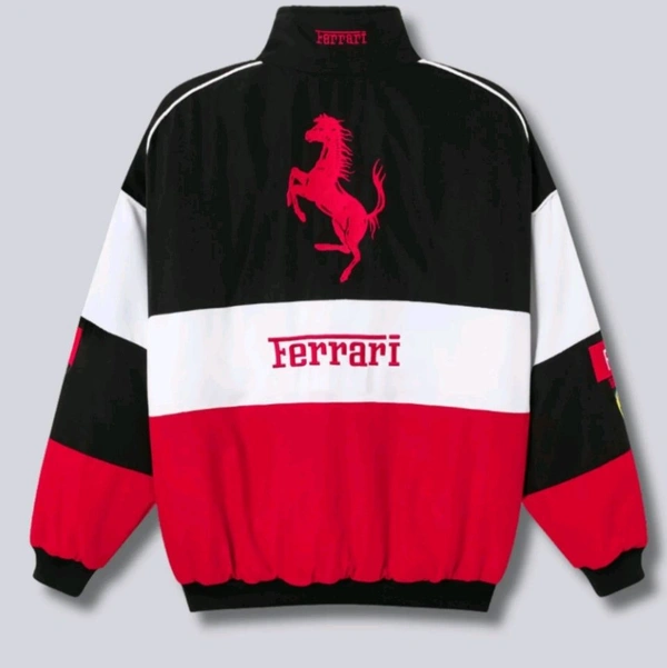 RARI F1 WHITE JACKET  - White, L, Printed