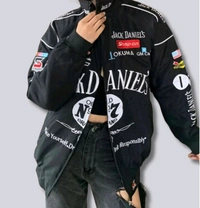 JACK DANIELS RACING JACKET  - Black, PRINTED, L