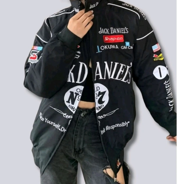 JACK DANIELS RACING JACKET  - Black, EMBROIDERY, M