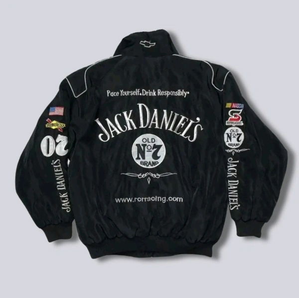 JACK DANIELS RACING JACKET  - Black, PRINTED, XL