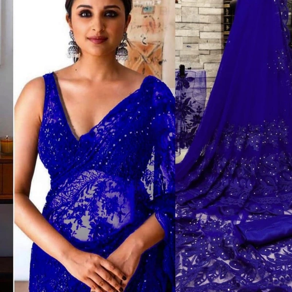 Bollywood Saree - Grey