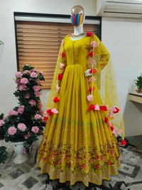 FANCY GOWN - Yellow