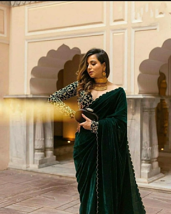 VELVET SAREE