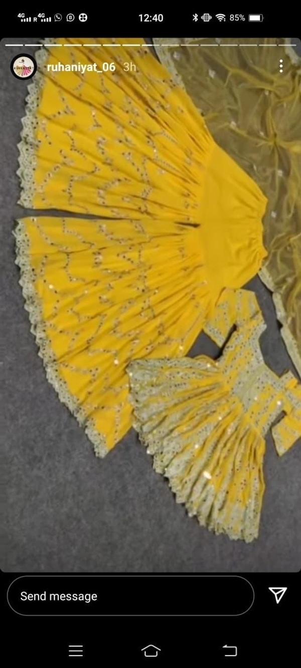 FAUX GEORGETTE PLAZZO
