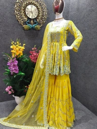 FAUX GEORGETTE PLAZZO