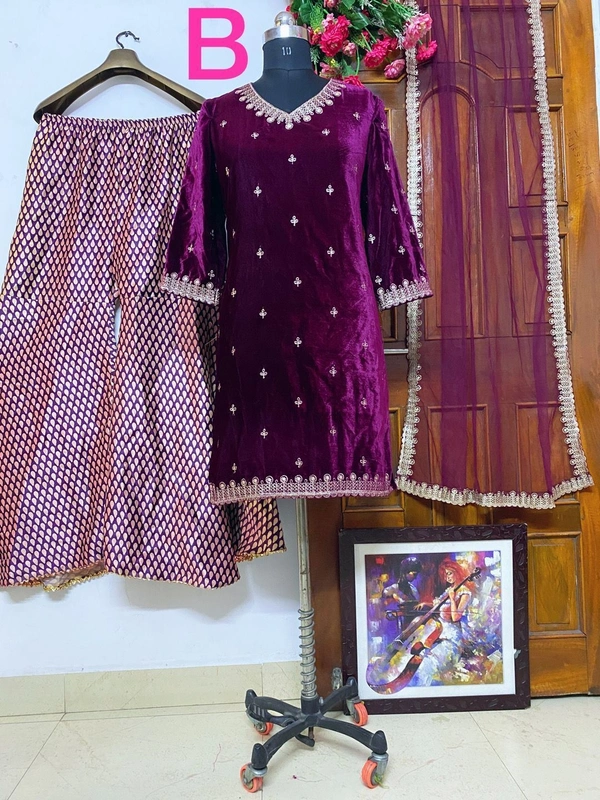 KURTI -PLAZZO SET
