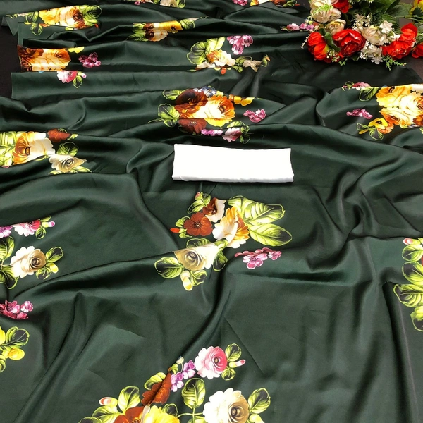 Floral Print Saree