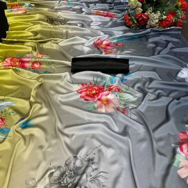 Floral Print Saree
