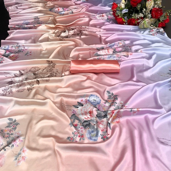 Floral Print Saree