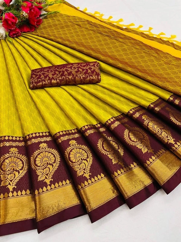 Aura Cotton Silk Saree