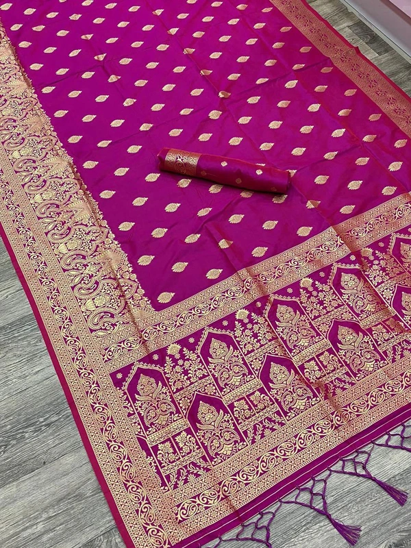 Primium By Sp Soft Banarasi Silk Saree