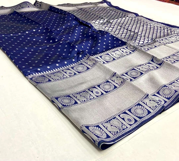 Primium Saree Superhit Cotton Silk Saree - Marun