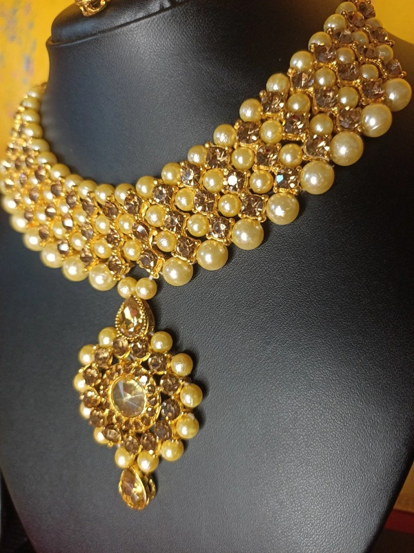 imitation jewelry Necklace Set No.2 - Gold