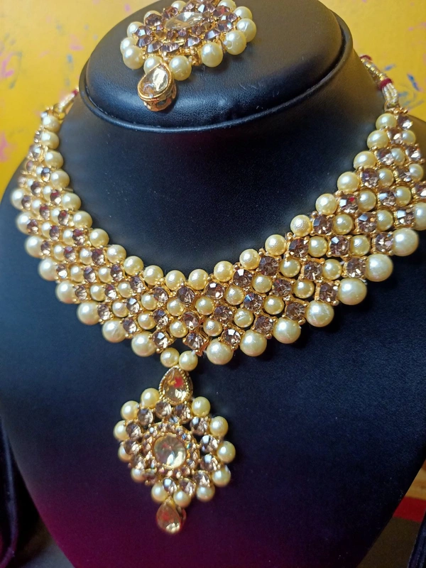 imitation jewelry Necklace Set No.2 - Gold