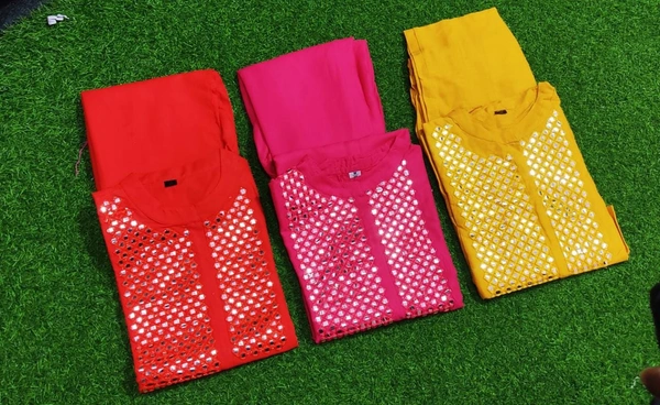 Beautiful Kurti Pant  - Yellow