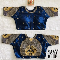 Khatli Work Definer Blouse - Navy 💙