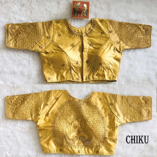 Khatli Work Definer Blouse - Yellow 💛