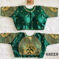 Khatli Work Definer Blouse - Chiku 