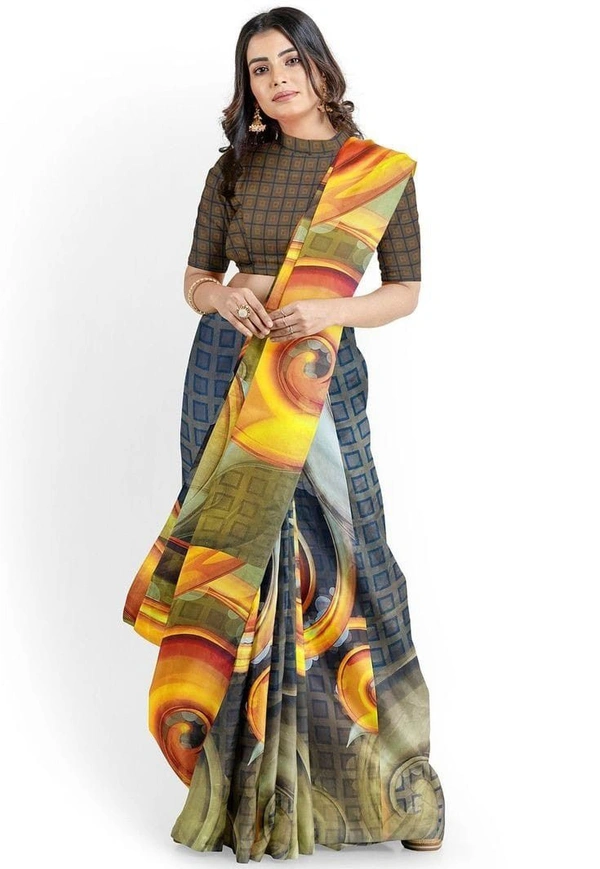 Digital Print Saree SSD
