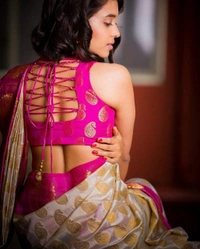 8151 - Cream & Queen pink, http://store.shoopy.in/mobilekart