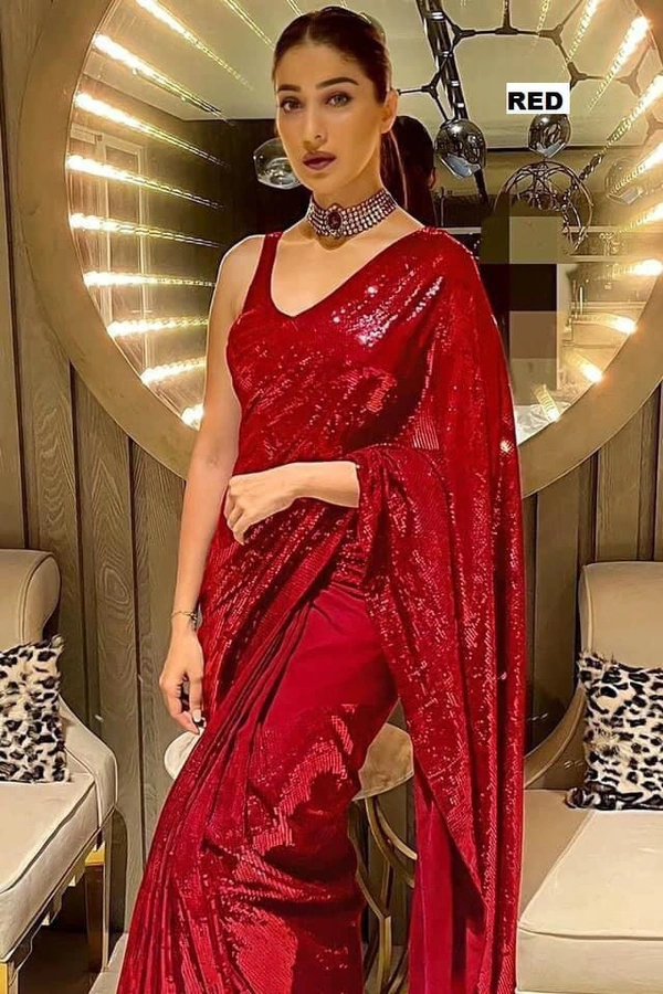 FP Fashion Bollywood Saree 5 - http://store.shoopy.in/mobilekart, Red ♥️