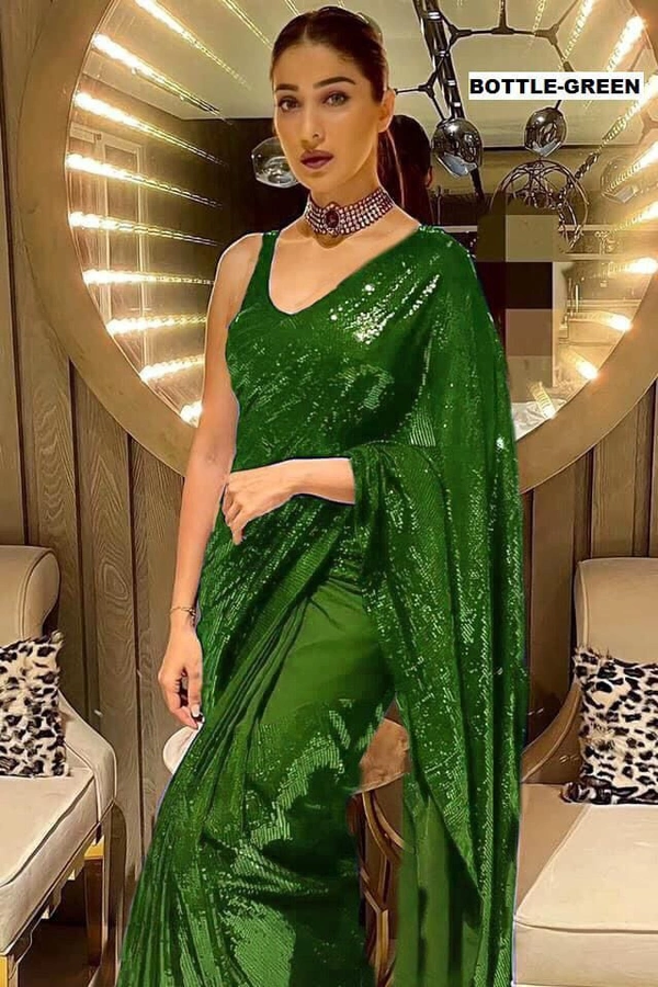 FP Fashion Bollywood Saree 5 - http://store.shoopy.in/mobilekart, Black