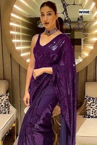 FP Fashion Bollywood Saree 5 - http://store.shoopy.in/mobilekart, Black
