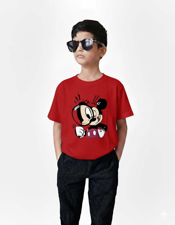 Classic Crew T-Shirt – Mickey Mouse Design 🐭✨
