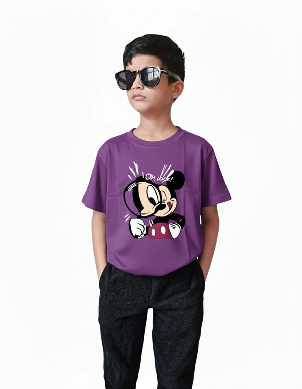 Classic Crew T-Shirt – Mickey Mouse Design 🐭✨