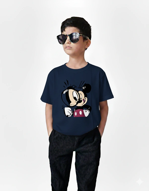 Classic Crew T-Shirt – Mickey Mouse Design 🐭✨