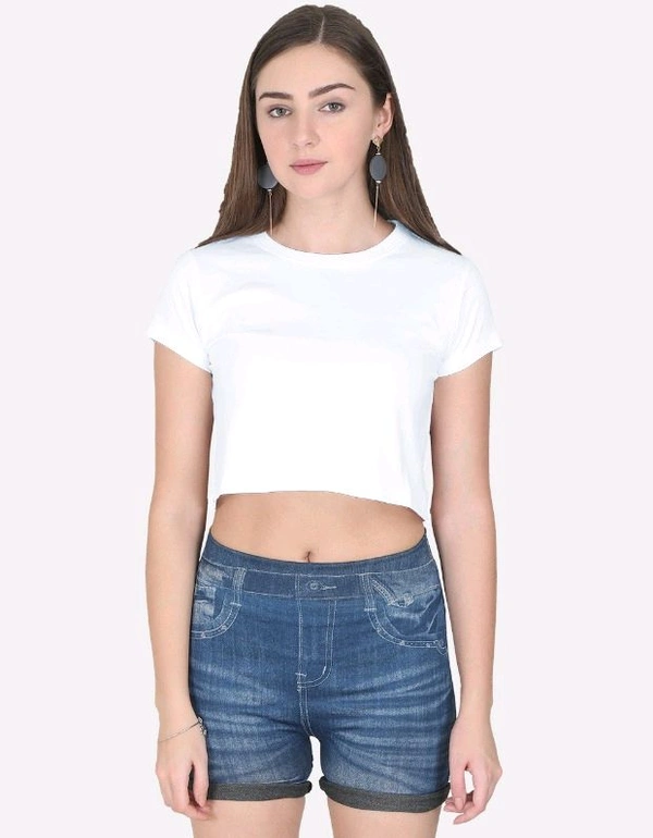 Rosevera plain Crop Top