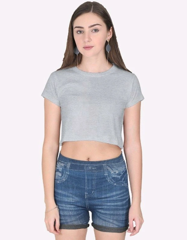 Rosevera plain Crop Top
