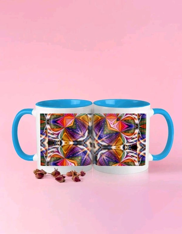 Coffee Mug -Kaleidoscope Pattern 