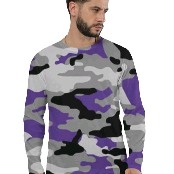 Full Sleeve Tee – Camouflage Pattern