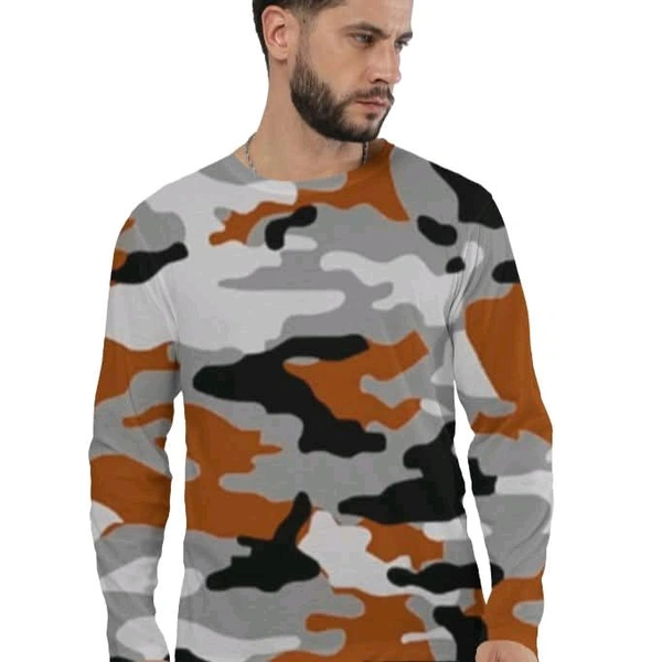 Full Sleeve Tee – Camouflage Pattern