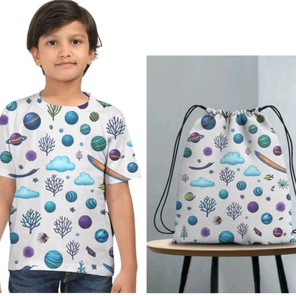 AOP T-Shirt + Drawstring Bag