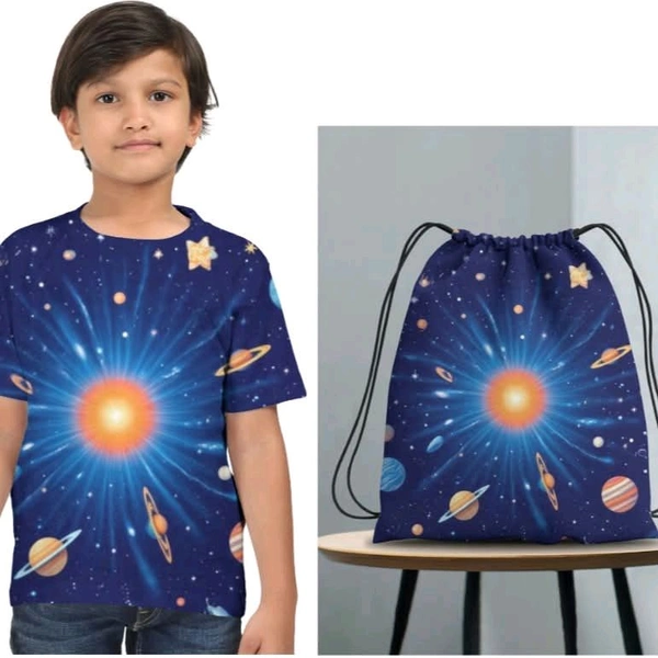 AOP T-Shirt + Drawstring Bag