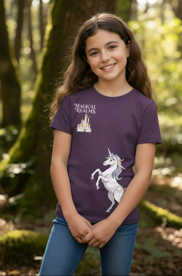 Classic Crew T-Shirt – Unicorn Theme