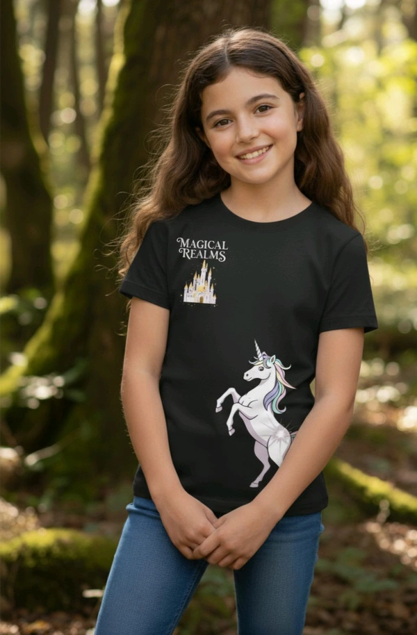 Classic Crew T-Shirt – Unicorn Theme