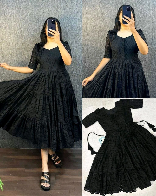 Hakoba Cotton Trending Midi Gown