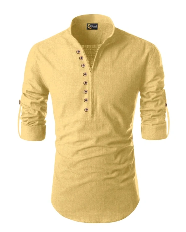 Premium Men's Heavy Cotton Full-Sleeve Shirt