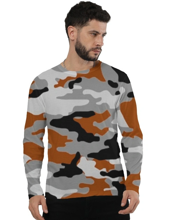 Full Sleeve Tee – Camouflage Pattern
