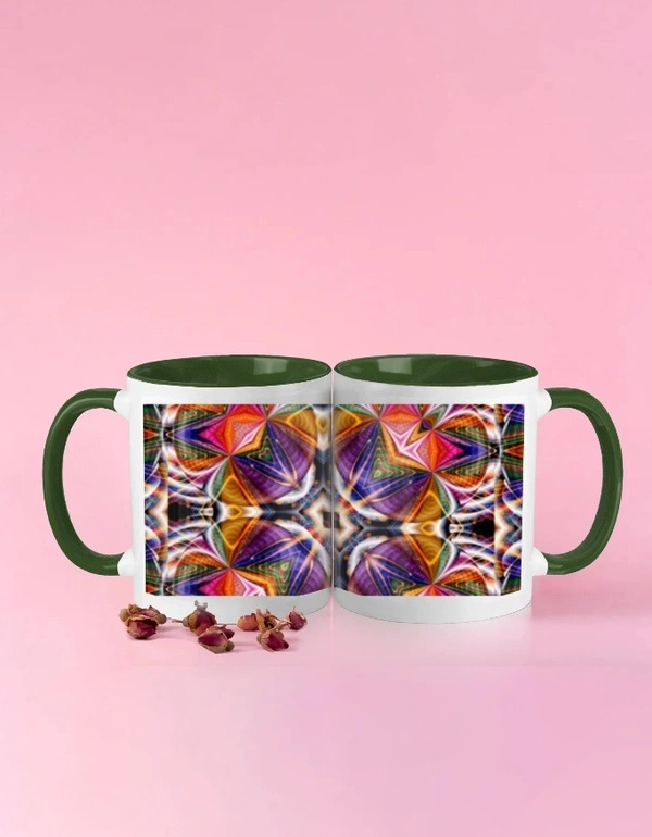 Coffee Mug -Kaleidoscope Pattern 