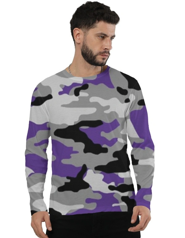 Full Sleeve Tee – Camouflage Pattern