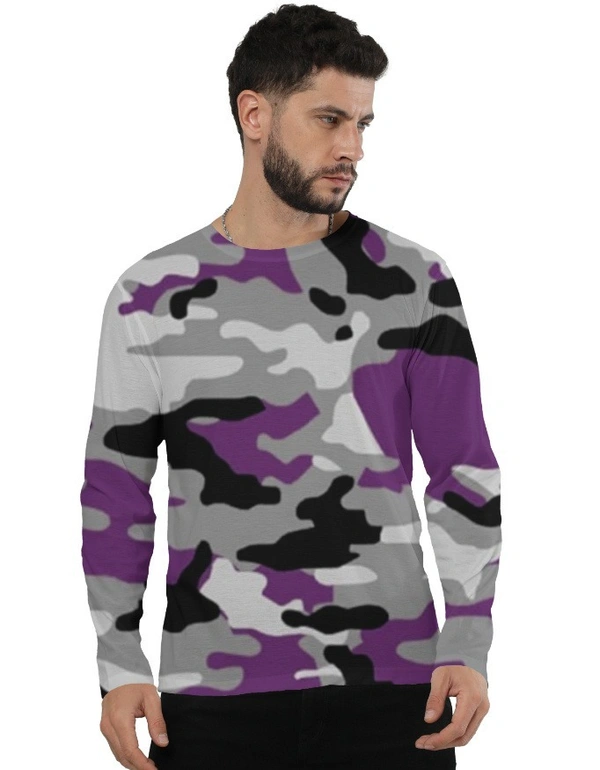 Full Sleeve Tee – Camouflage Pattern