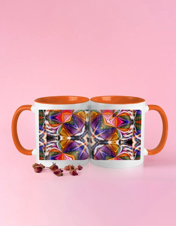 Coffee Mug -Kaleidoscope Pattern