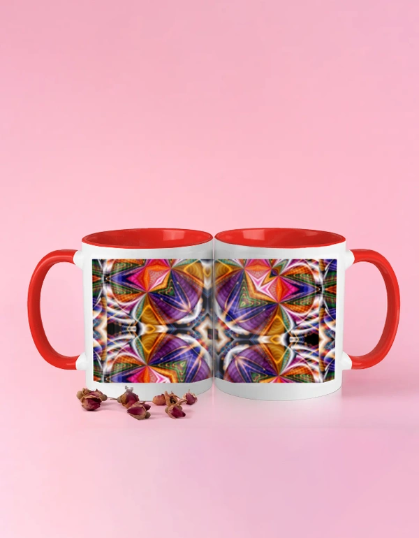 Coffee Mug -Kaleidoscope Pattern 