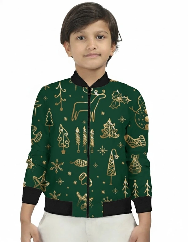 Kids Bomber Jacket Christmas special