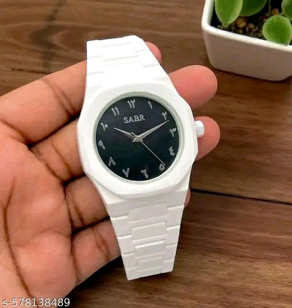 Sabar White Arabian Watch - Free Size